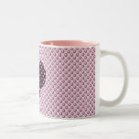 polka dotshjärta mugg