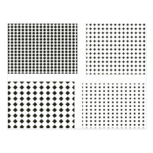 Polkadot mönster vykort