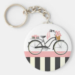 Polkaen pricker cykeln nyckel ring