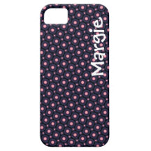 Polkaen pricker personligiphone casemallen iPhone 5 Case-Mate skal