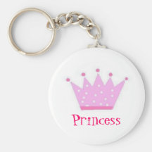 Polkaen pricker Princess Keychain Nyckel Ring