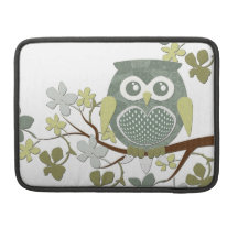 Polkaen pricker ugglan i träd MacBook pro sleeve