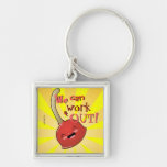 Polly dykare Keychain Nyckelringar