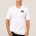 Polo för Wales flaggagolf T Shirts