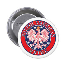 Polsk amerikanpride knapp