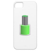 Polsk grön nagel iPhone 5 Case-Mate fodral