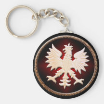 Polsk örnvintage nyckel ring