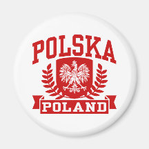 Polska Polen Kylskåpsnagnet