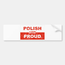 Polskt och stolt bildekal