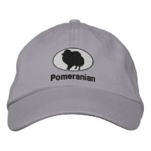 Pomeranian broderade hatten