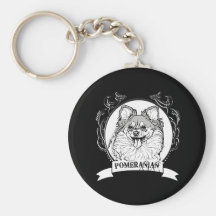 POMERANIAN NYCKEL RINGAR