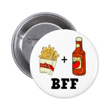 Pommes frites & Ketchup BFF Nål