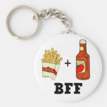 Pommes frites & Ketchup BFF Nyckel Ring