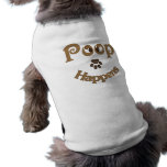 Poopen händer älsklings- bekläda hund t-shirt