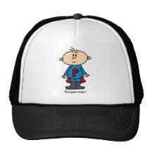 Pooperman baby baseball hat