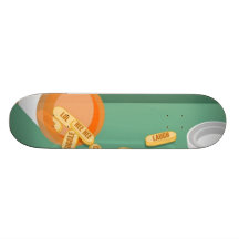 popinpills skate board deck