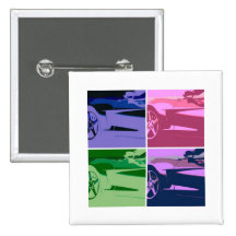 Popkonst Corvettes Pins