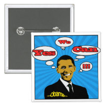 Popkonst, ja som vi kan Obama knäppas Pins