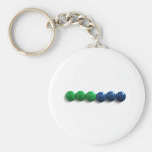 Popkonstbollar Nyckel Ring