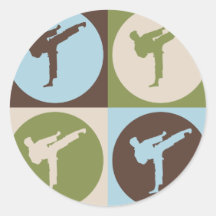 PopkonstKarate Klistermärke
