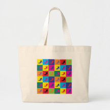 Popkonstskidåkning Tote Bag