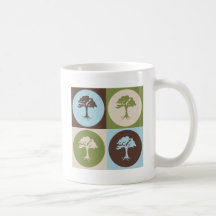 Popkonstträd Kaffe Koppar