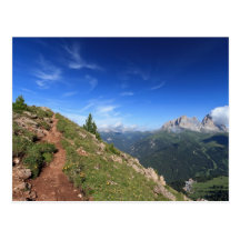 Pordoi passerar Belvedere Vykort