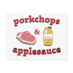 porkchops & applesauce vykort