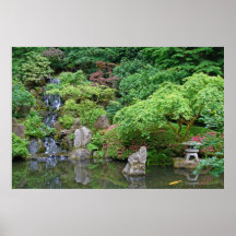 Portland japanträdgård affischer
