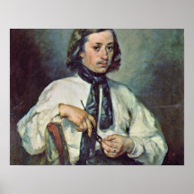 Porträtt av Armand Ono, vid Millet Jean-Francois Posters