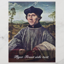Porträtt av Canon Stephen Gardiner Flygblad