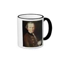 Porträtt av Emmanuel Kant Kaffe Koppar