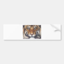 Porträtt av en tiger bildekaler