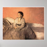 Porträtt av Estelle Musson de Gasa, Edgar Degas Affisch
