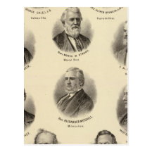 Porträtt av George kuling, Alfred Brunson Vykort