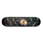Porträtt av goth för mythology för MedusaSKATEBOAR skateboards