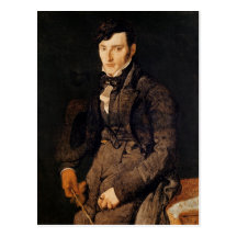Porträtt av Jean-Pierre-Francois Gilibert Vykort