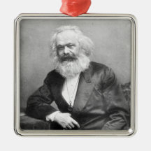 Porträtt av Karl Marx Jul Dekorationer
