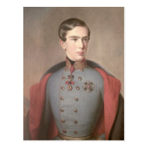 Porträtt av kejsaren Franz Joseph av Österrike Vykort