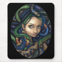 "Porträtt av medusaen" Mousepad Mus Matta
