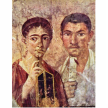 Porträtt av Paquius Proculus och hans fru vid Meis Cut Outs