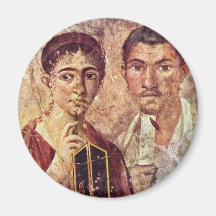 Porträtt av Paquius Proculus och hans fru vid Meis Magneter