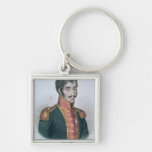 Porträtt av Simon Bolivar Nyckelring