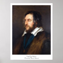 Porträtt av Thomas Howard Peter Paul Rubens Affischer