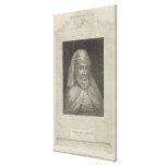 Porträtt av William Caxton och hans skrivare Canvastryck