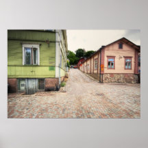 Porvoo Finland gataplats Affisch