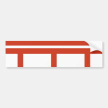 Post- av Japan., Japan flagga Bildekal