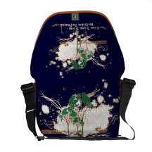 Potentiell trädmessenger bag