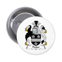 Potterfamiljvapensköld Knappar
