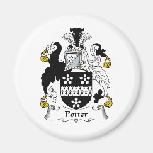 Potterfamiljvapensköld Magnet För Kylskåp